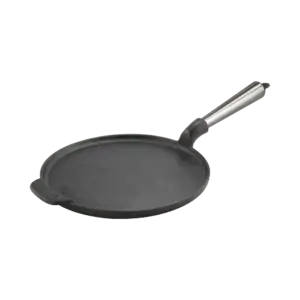 Cast Iron Pan Cake Pan 23cm with Stainless Steel Handle