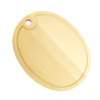 Træskærebræt Oval med Rend 37cm
